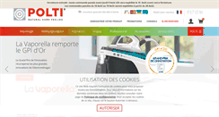 Desktop Screenshot of polti.fr