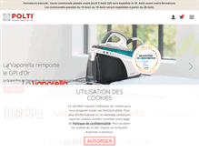 Tablet Screenshot of polti.fr