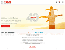 Tablet Screenshot of polti.co.uk
