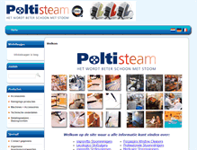 Tablet Screenshot of polti.nl